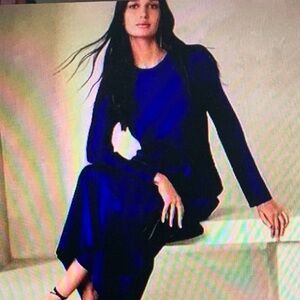 Banana Republic Women's Blue Maxi Dress